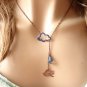 Y Necklace - Thundercloud and Bird