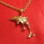 14K 14KT Double Gold Filled Dolphin and Baby Charm/Pendant