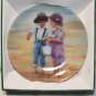 Seaside Treasures by Donald Zolan Miniature 3 1/4"" Collectors Plate with COA & Stand