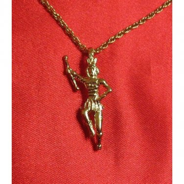 14K Double Gold Filled 3D Majorette Charm/Pendant