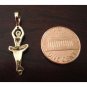 14K Double Gold Filled Ballerina Charm/Pendant