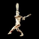 14K Double Gold Filled Baseball Player Charm/Pendant