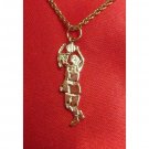 14K Double Gold Filled Basketball Player Charm/Pendant