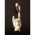 14k Double Gold Filled Hand Signing ""Love"" Charm/Pendant