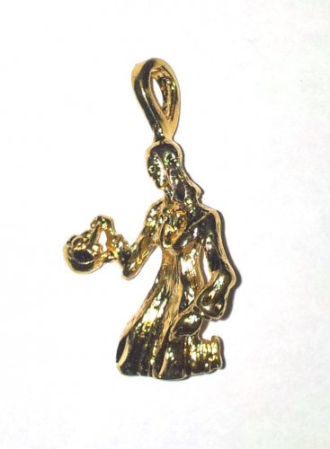 14K Double Gold Filled Virgo Charm/Pendant