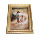 Country Walk by Donald Zolan Framed Miniature Lithograph 9 H x 7 W COA Litho
