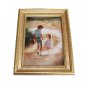 Country Walk by Donald Zolan Framed Miniature Lithograph 9 H x 7 W COA Litho