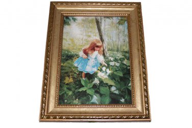 Enchanted Forest by Donald Zolan Framed Miniature Lithograph 7 x 9 COA Litho