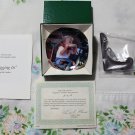 Digging In by Rob Anders 3 1/4"" Miniature Collectors Plate COA & Stand