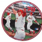 Record 70 Home Runs Mark McGwire Home Run Hero 8"" Collectors Plate with COA