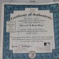 Record 70 Home Runs Mark McGwire Home Run Hero 8"" Collectors Plate with COA