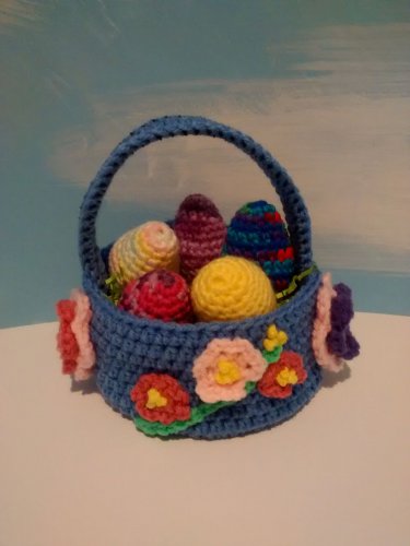 Blue Easter Basket