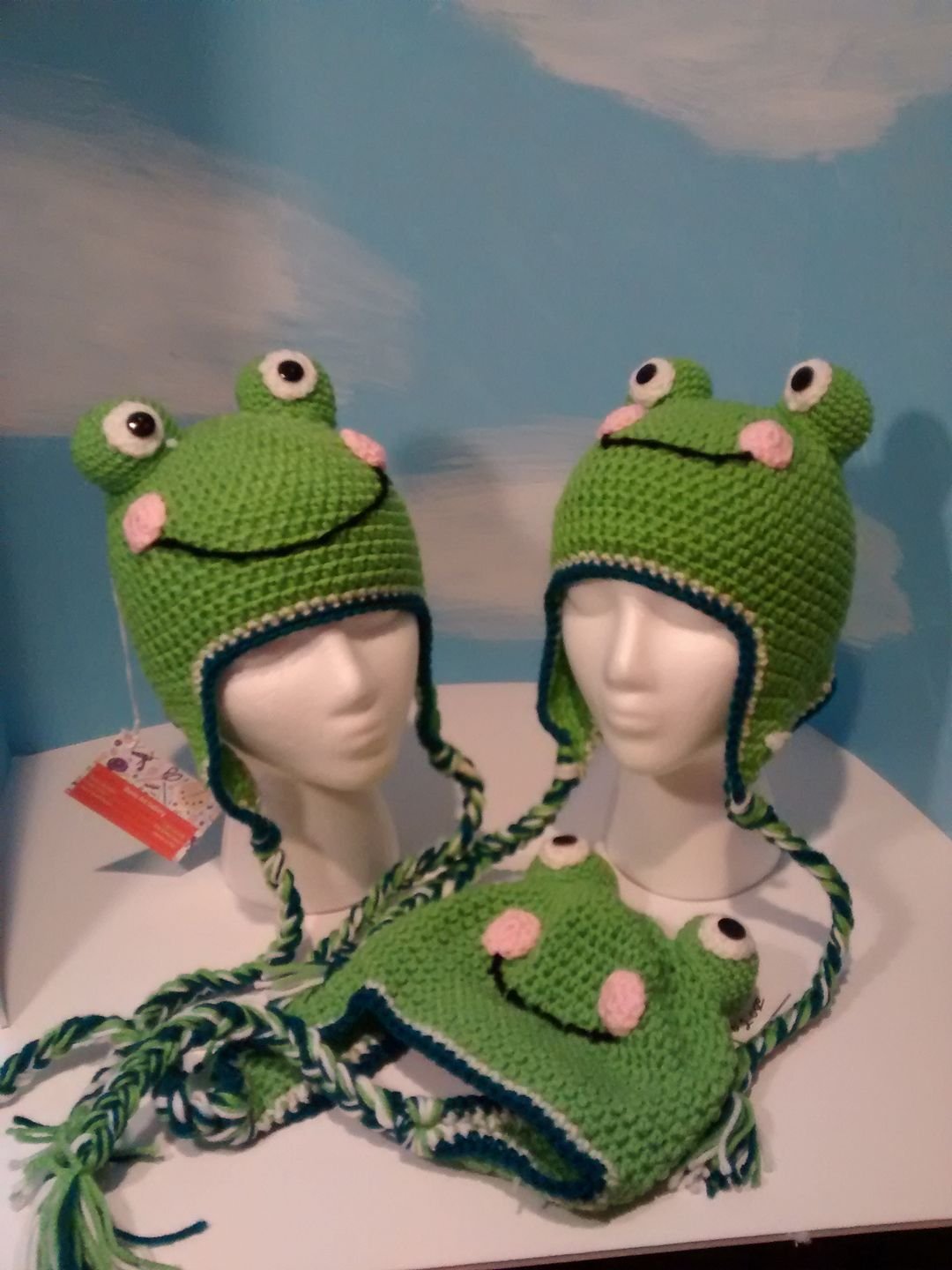 frog with hat plush