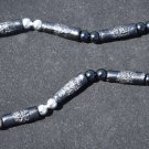 black swarovski skull necklace
