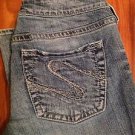 Silver Jeans AIKO Size 29 x 33 Bootcut Flare Medium Wash 1% Spandex