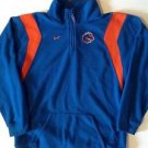Nike Boise State Broncos Men's Large fleece Half Zip pullover Embroidered Hoodie