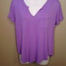 Gap xs Comfy loose yoga lounge Purple Lilac Short Sleeve Tunic shirt