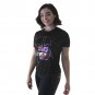 Star Wars Rainbow Stroked Vader Women's Black T-shirt NEW Sizes XS-L