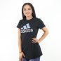 Adidas Multicolor Performance Logo Center Women's Black T-shirt NEW Sizes M-XL