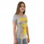 Pokemon Pikachu Women's Grey T-shirt NEW Sizes S-XL