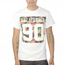 Tony Hawk Floral California Men's White T-shirt NEW Sizes S-2XL