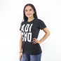 Adidas Originals Graphic Logo Typography Women's Black T-shirt NEW Sizes S-L