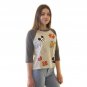 Disney 28 Mickey Mouse Women's Grey T-shirt NEW Sizes S-XL