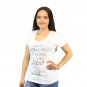 Disney Dumbo Cute Graphic Quote Women's White T-shirt NEW Sizes S-XL
