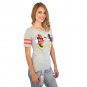 Disney Mickey and Minnie Mouse Kissing Women's Grey T-shirt NEW Sizes S-XL