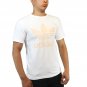 Adidas Classic Logo Peach Back Color Trefoil Men's White T-shirt NEW Sizes XS-L
