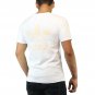 Adidas Classic Logo Peach Back Color Trefoil Men's White T-shirt NEW Sizes XS-L