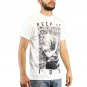 Red Carfet Noir Marilyn Monroe Keep It 100 Men's White T-shirt NEW Sizes M-2XL