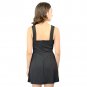Cross Strap Sleeveless Cocktail Black Short Dress New Sizes M-L