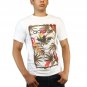 Adidas Originals Box Stack Leaves Trifoil Men's White T-shirt NEW Size S