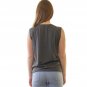 Disney Mickey Mouse Tie Dye Head Women's Grey Tank Top NEW Size S