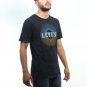 Levi s  Distressed Infinite Circle Design Men's Black T-shirt NEW Sizes S-2XL
