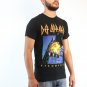 Def Leppard Pyromania It's on Fire Rock Band Men's Black T-shirt NEW Sizes S-2XL