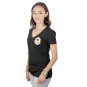 Bacardi Pocket Logo Women's Black T-shirt NEW Size M