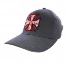 West Coast Choppers Grey Licensed Fitted CAP New Size  OS