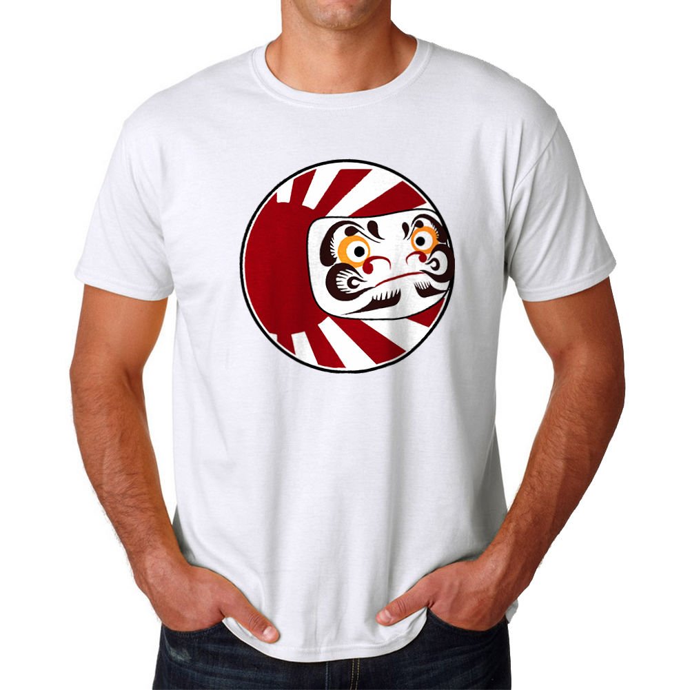 Mr. Daruma JDM Men's White T-shirt NEW Sizes S-2XL