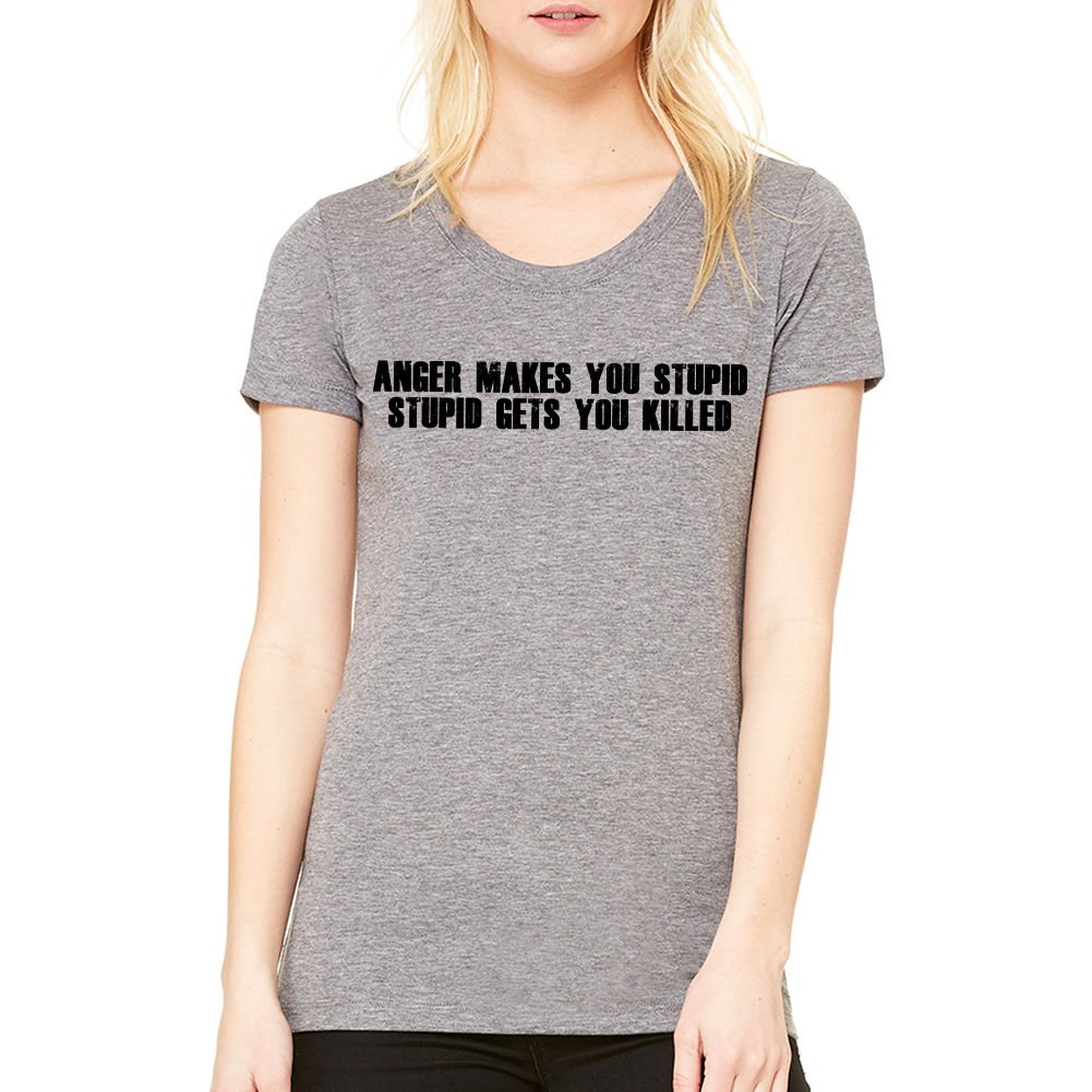 Tee Bangers Anger Makes You Stupid T-shirt New Sizes S-2XL