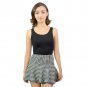 Casual High Waist Black & White Skater Skirt New Size  XS