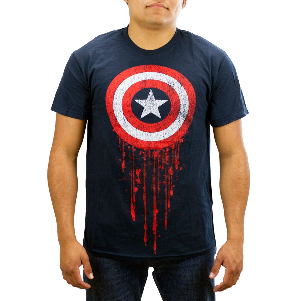 new captain america bloody shield