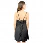 Cross Strap Back Round Neck Black Mini Dress New Size  S