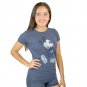 Disney Mickey Mouse Classic Pose Junior's Blue T-shirt NEW Sizes XS-L