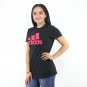 Adidas Originals Red Performance Logo Women's Black T-shirt NEW Size S