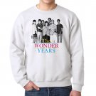 The Wonder Years Simple Cast Men's White Sweatshirt NEW Sizes S-2XL
