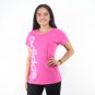 Adidas Graphic Side Logo Women's Pink T-shirt NEW Sizes L-XL