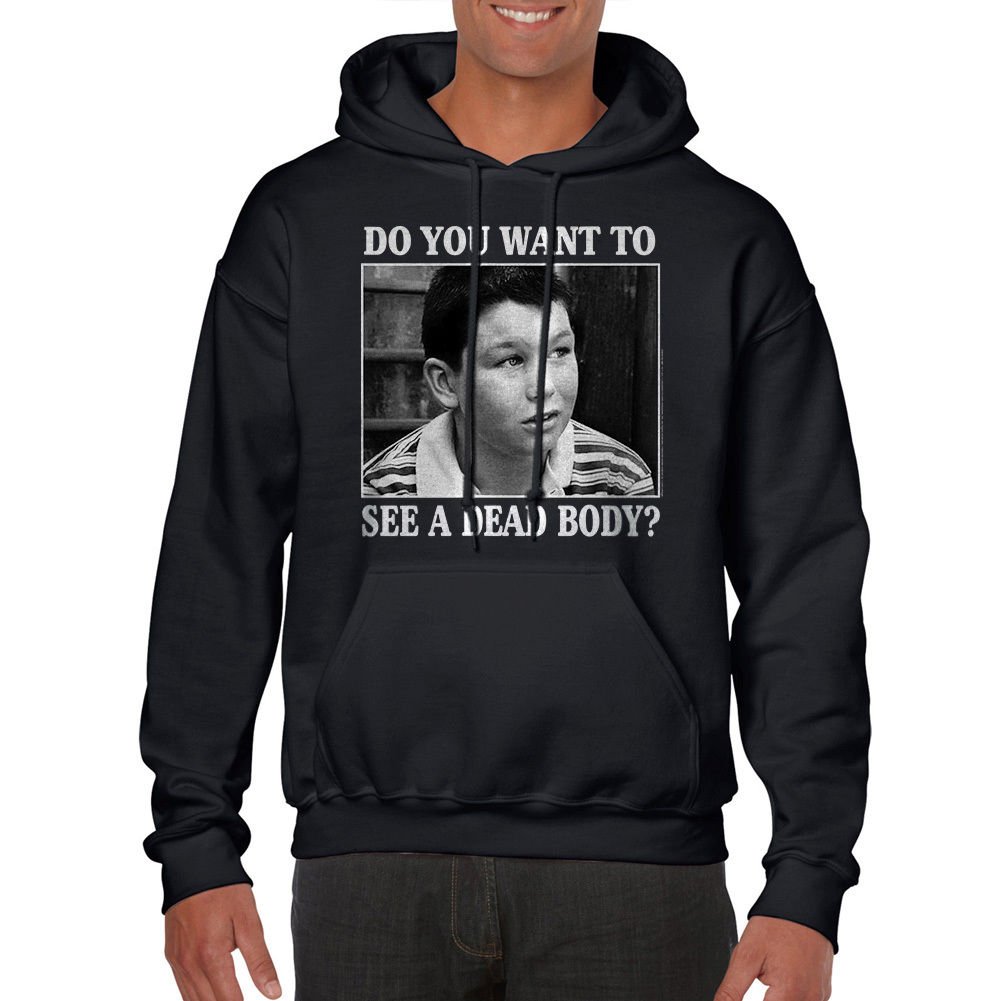 Stand By Me Dead Body Men's Black Hoodie NEW Sizes S2XL