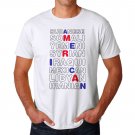 Tee Bangers All American Men's White T-shirt NEW Sizes S-2XL